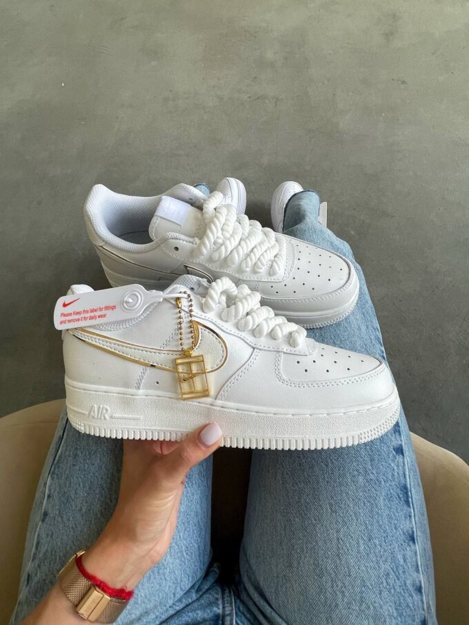 Nike Wmns Air Force 1 07 Essential White Gold