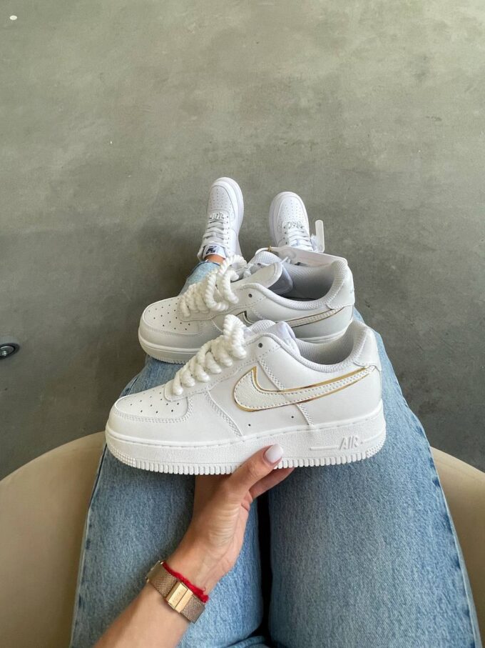 Nike Wmns Air Force 1 07 Essential White Gold - Зображення 3