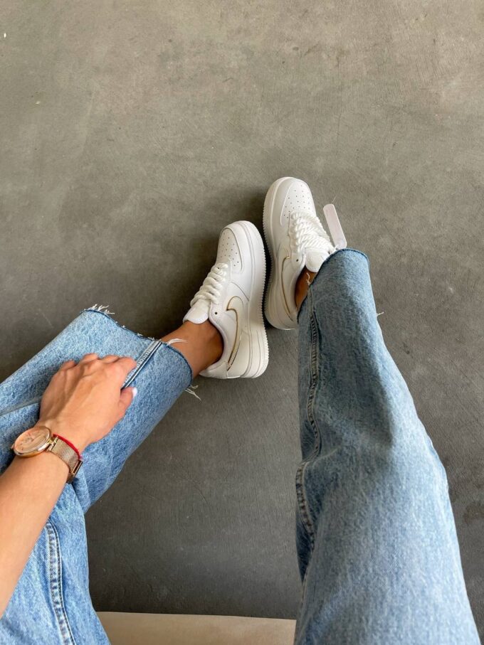 Nike Wmns Air Force 1 07 Essential White Gold - Зображення 6
