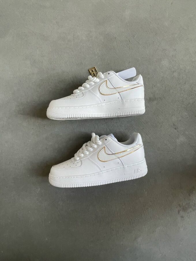 Nike Wmns Air Force 1 07 Essential White Gold - Зображення 4