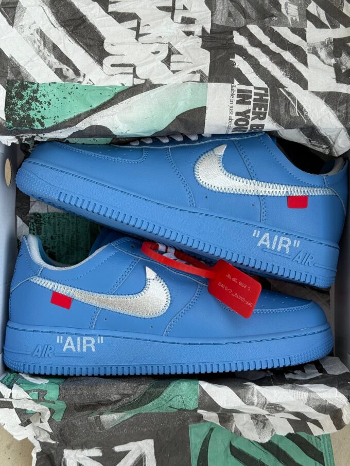 Nike Air Force 1 Low Off-White MCA University Blue - Зображення 2