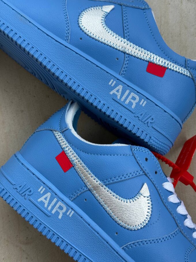 Nike Air Force 1 Low Off-White MCA University Blue - Зображення 3