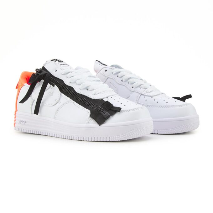 Nike Lunar Force 1 Low Acronym White Bright Crimson - Зображення 3