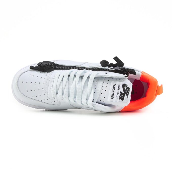 Nike Lunar Force 1 Low Acronym White Bright Crimson - Зображення 4