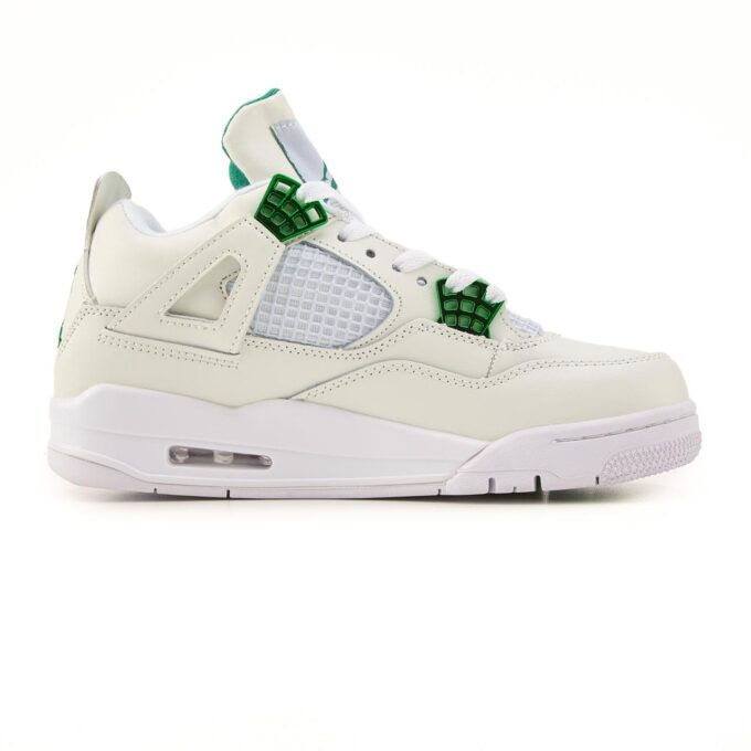 Nike Air Jordan Retro 4 White Green - Зображення 2