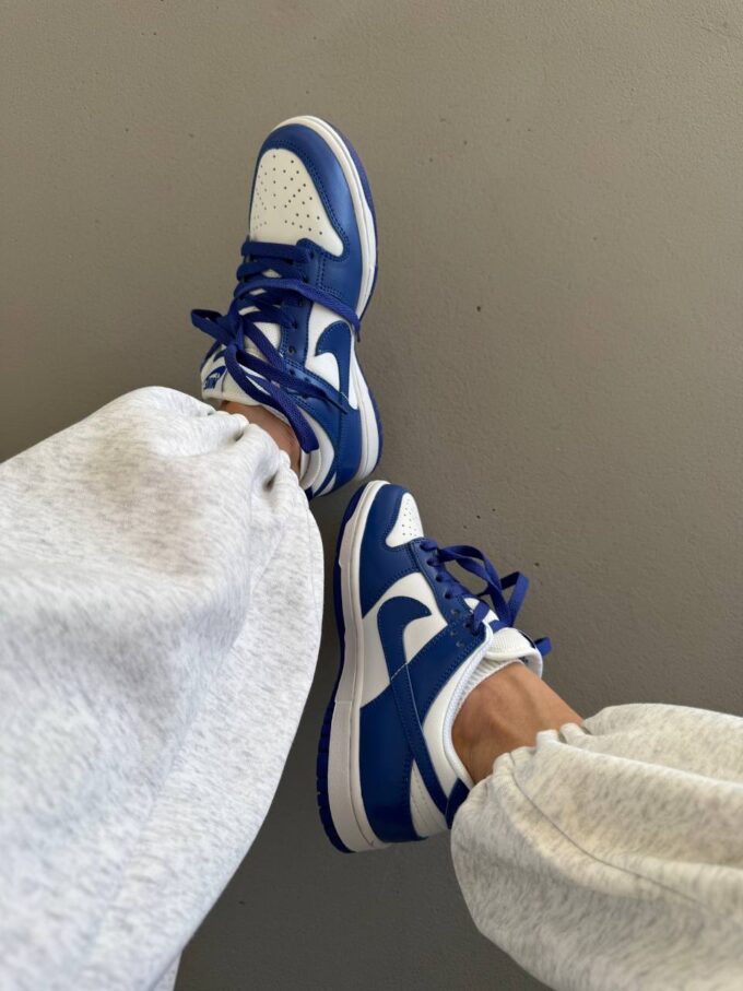Nike SB Dunk Blue White - Зображення 4