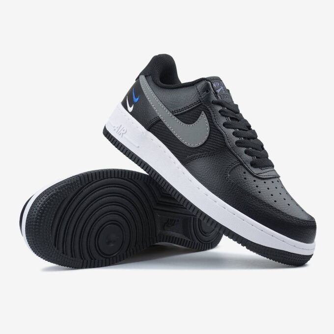 Nike Air Force 1 Low Se Mini Swoosh Casual Shoes Black - Зображення 3
