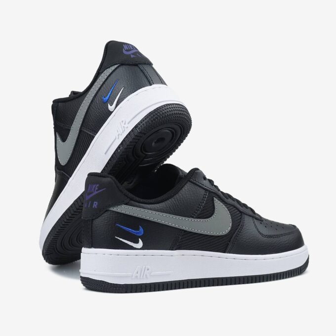 Nike Air Force 1 Low Se Mini Swoosh Casual Shoes Black - Зображення 5