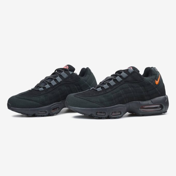 Nike Air Max 95 Black Orange Red - Зображення 3