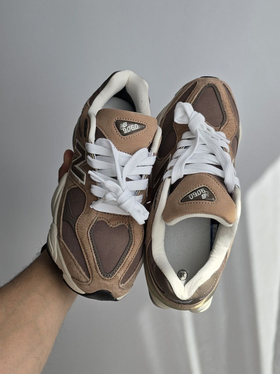 New Balance 9060 Gore-Tex Brown Beige - Зображення 3