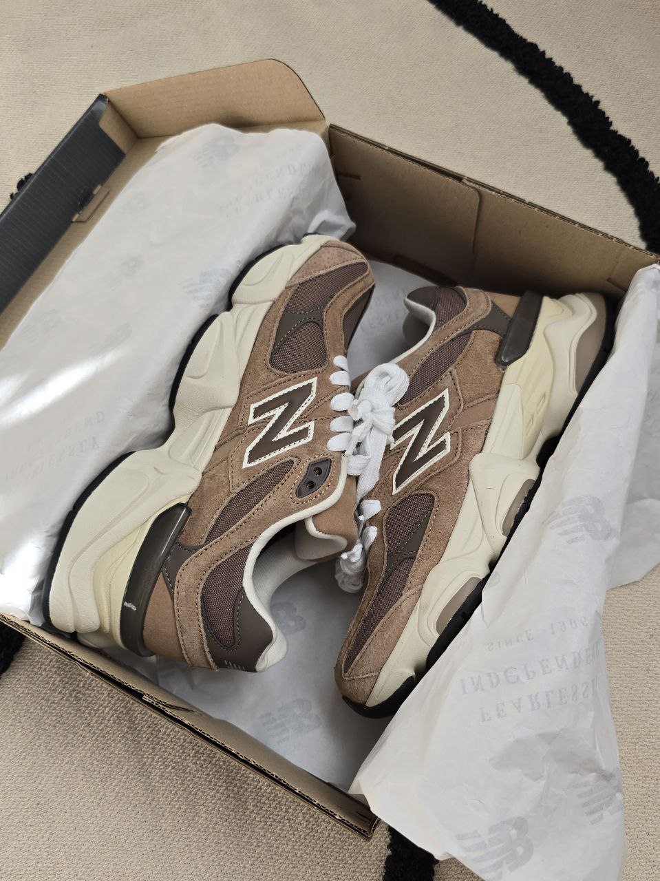 New Balance 9060 Gore-Tex Brown Beige - Зображення 4