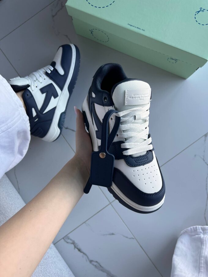 Off-White Out of Office Tops Dark Blue White - Зображення 4