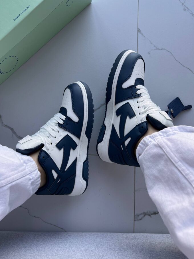 Off-White Out of Office Tops Dark Blue White - Зображення 2