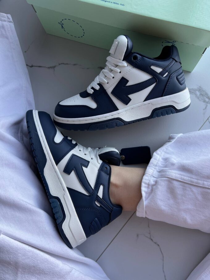 Off-White Out of Office Tops Dark Blue White - Зображення 3