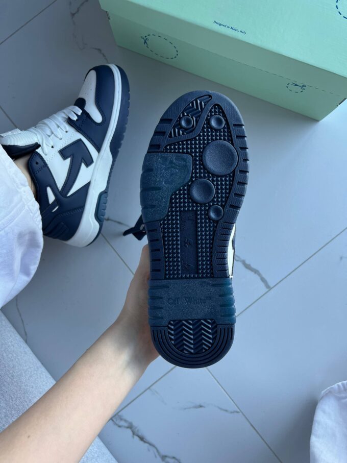 Off-White Out of Office Tops Dark Blue White - Зображення 6