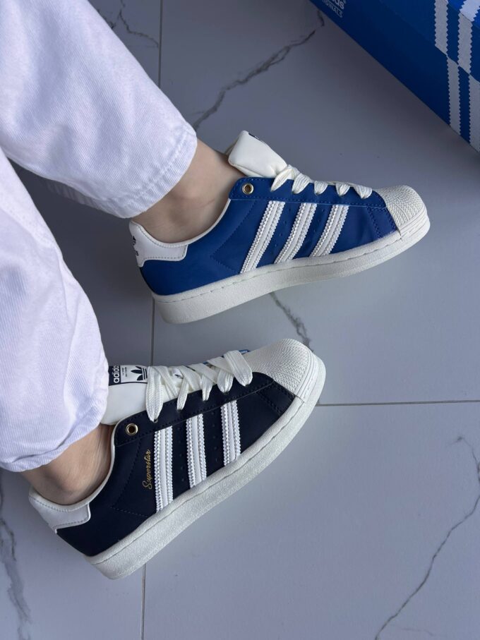 Adidas Superstar 50/50 Black/Navy Blue - Зображення 2