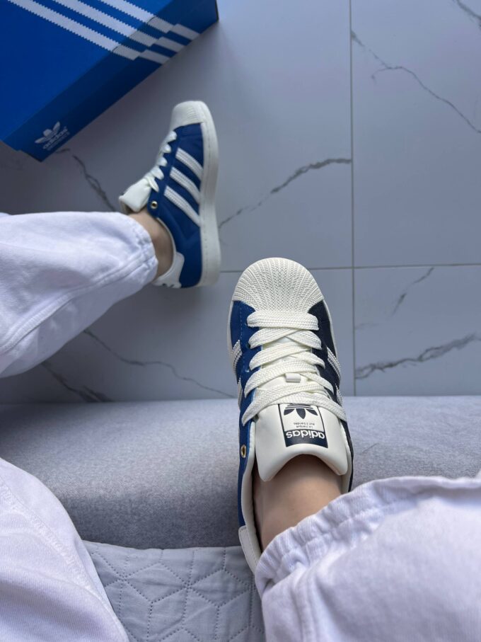 Adidas Superstar 50/50 Black/Navy Blue - Зображення 5