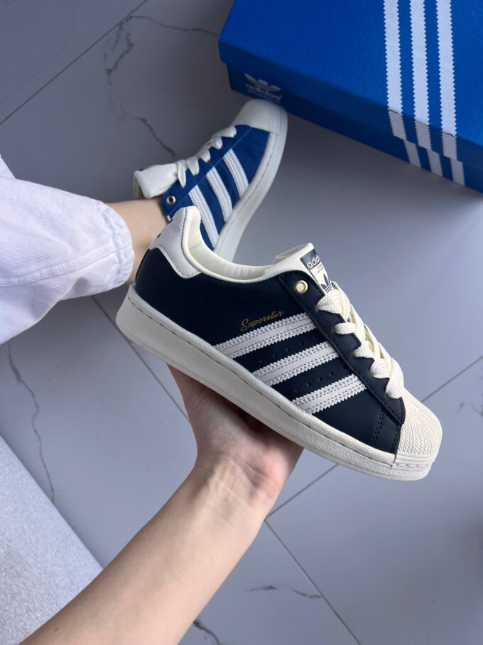 Adidas Superstar 50/50 Black/Navy Blue - Зображення 6
