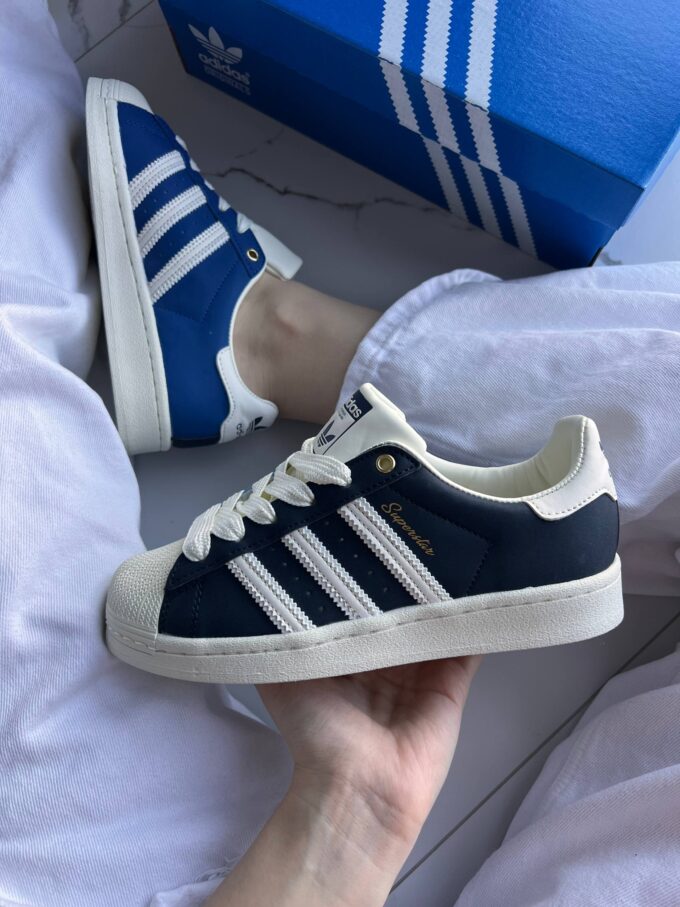 Adidas Superstar 50/50 Black/Navy Blue