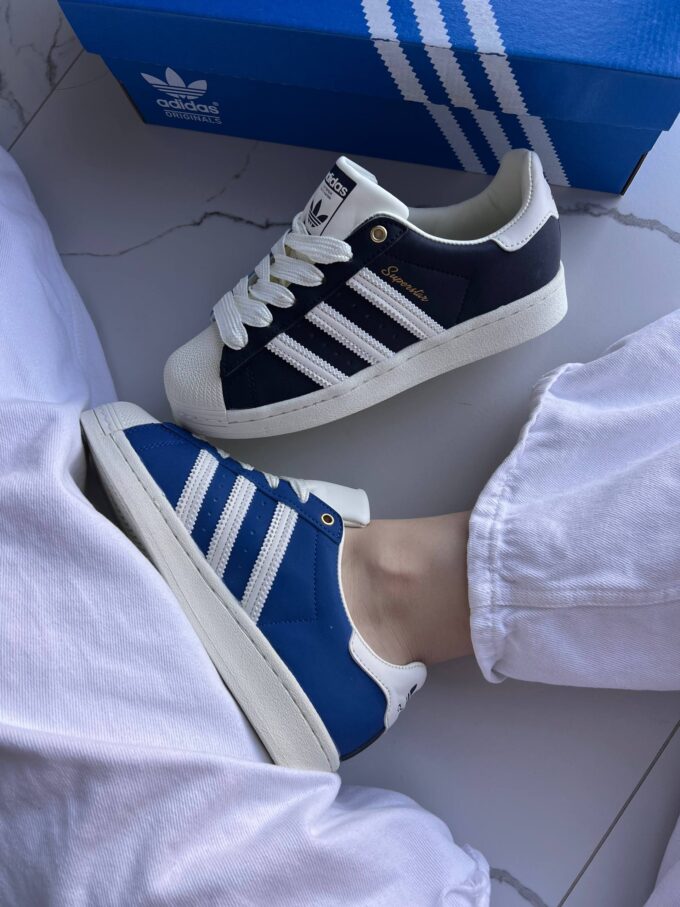 Adidas Superstar 50/50 Black/Navy Blue - Зображення 4