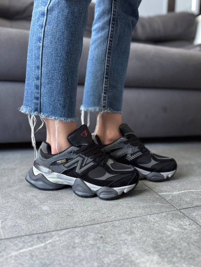 New Balance 9060 Black Grey Cordura Termo