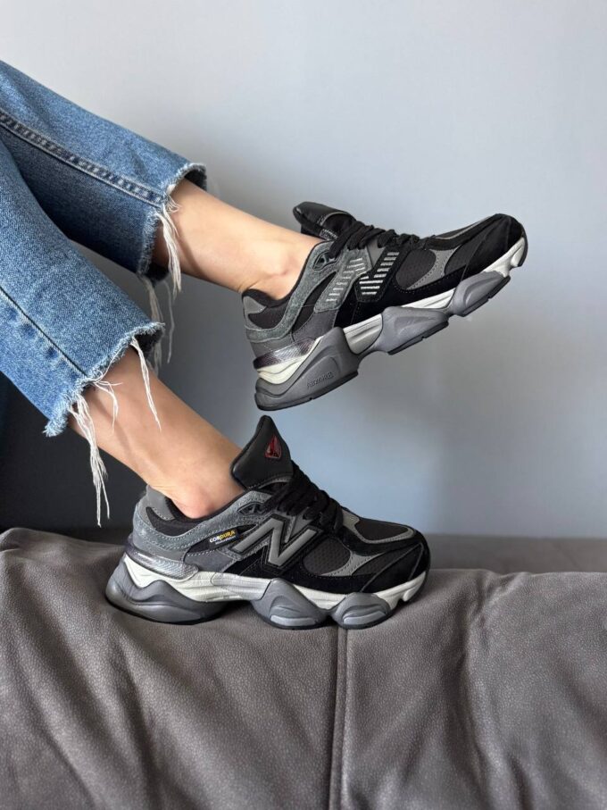 New Balance 9060 Black Grey Cordura Termo - Зображення 4