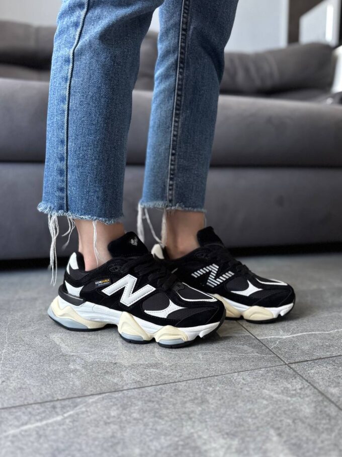 New Balance 9060 Black White Cordura Termo