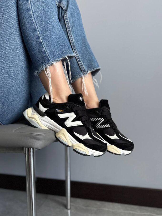 New Balance 9060 Black White Cordura Termo - Зображення 3