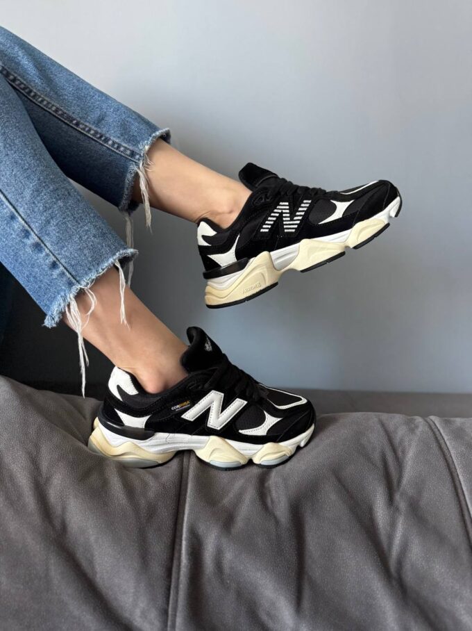 New Balance 9060 Black White Cordura Termo - Зображення 4