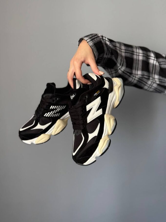 New Balance 9060 Black White Cordura Termo - Зображення 5