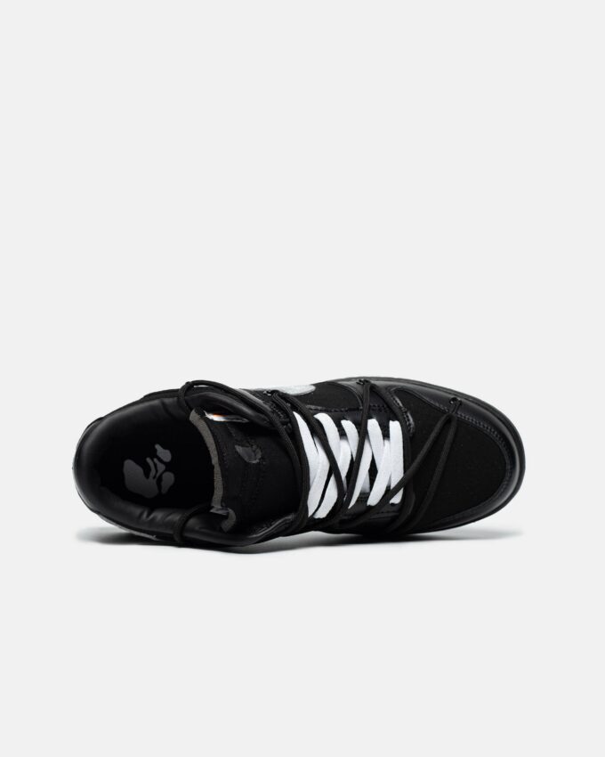 Nike Low Dunk x Off-white 50/50 Black Purple - Зображення 5