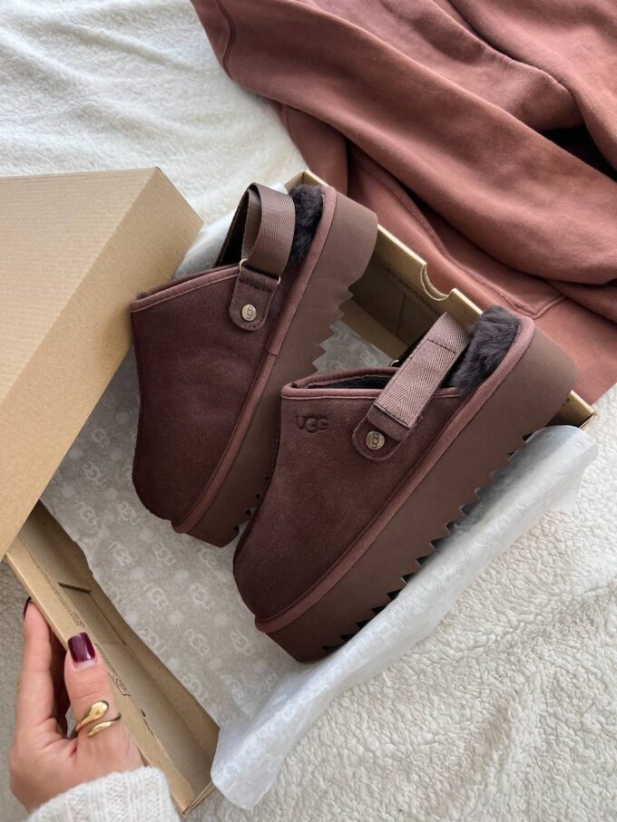 Ugg Lanah Clog Brown Platform - Зображення 4