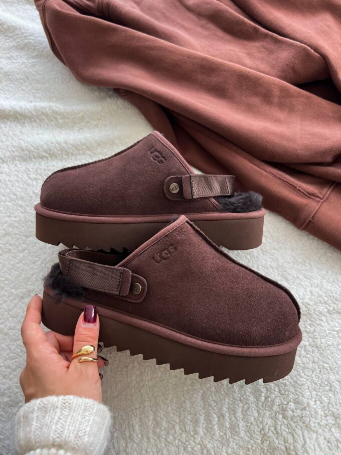 Ugg Lanah Clog Brown Platform