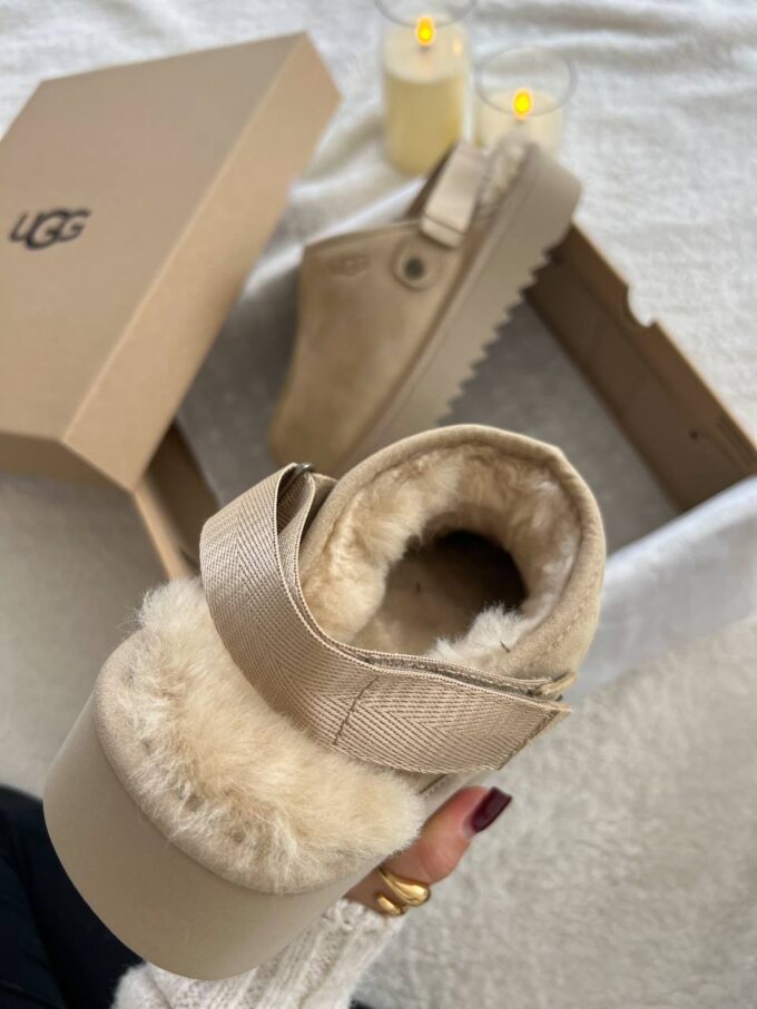 Ugg Lanah Clog Brown Beige Platform - Зображення 6
