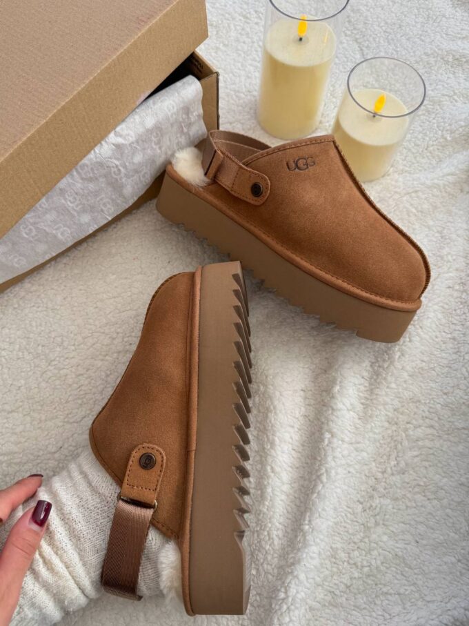 Ugg Lanah Clog Chestnut Platform - Зображення 2