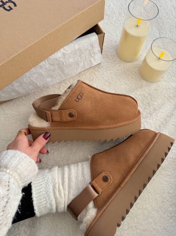 Ugg Lanah Clog Chestnut Platform