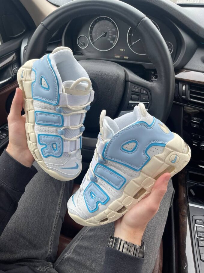 Nike Air More Uptempo White Blue Sail