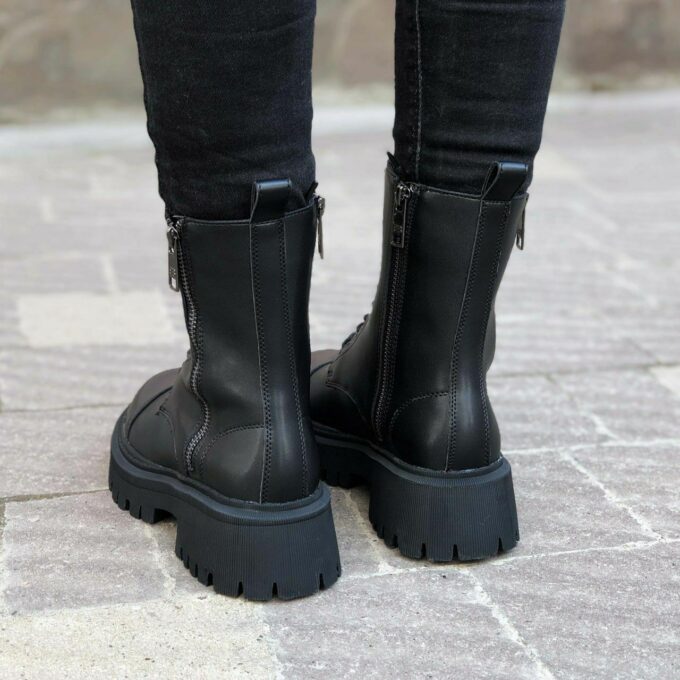 Balenciaga Black Tractor Side-zip Boots - Зображення 6