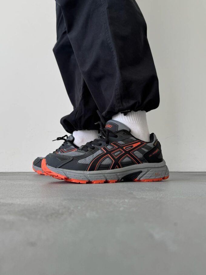 Asics Gel-Venture 6 Grey Orange Gore-Tex - Зображення 2