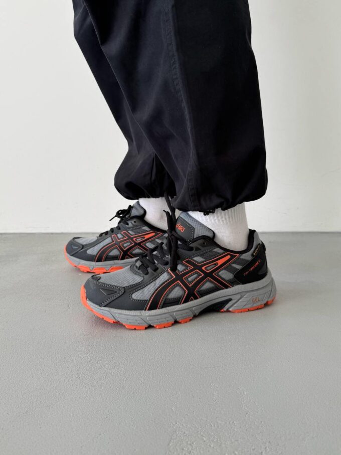 Asics Gel-Venture 6 Grey Orange Gore-Tex