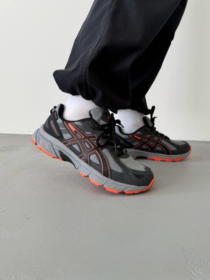 Asics Gel-Venture 6 Grey Orange Gore-Tex - Зображення 3