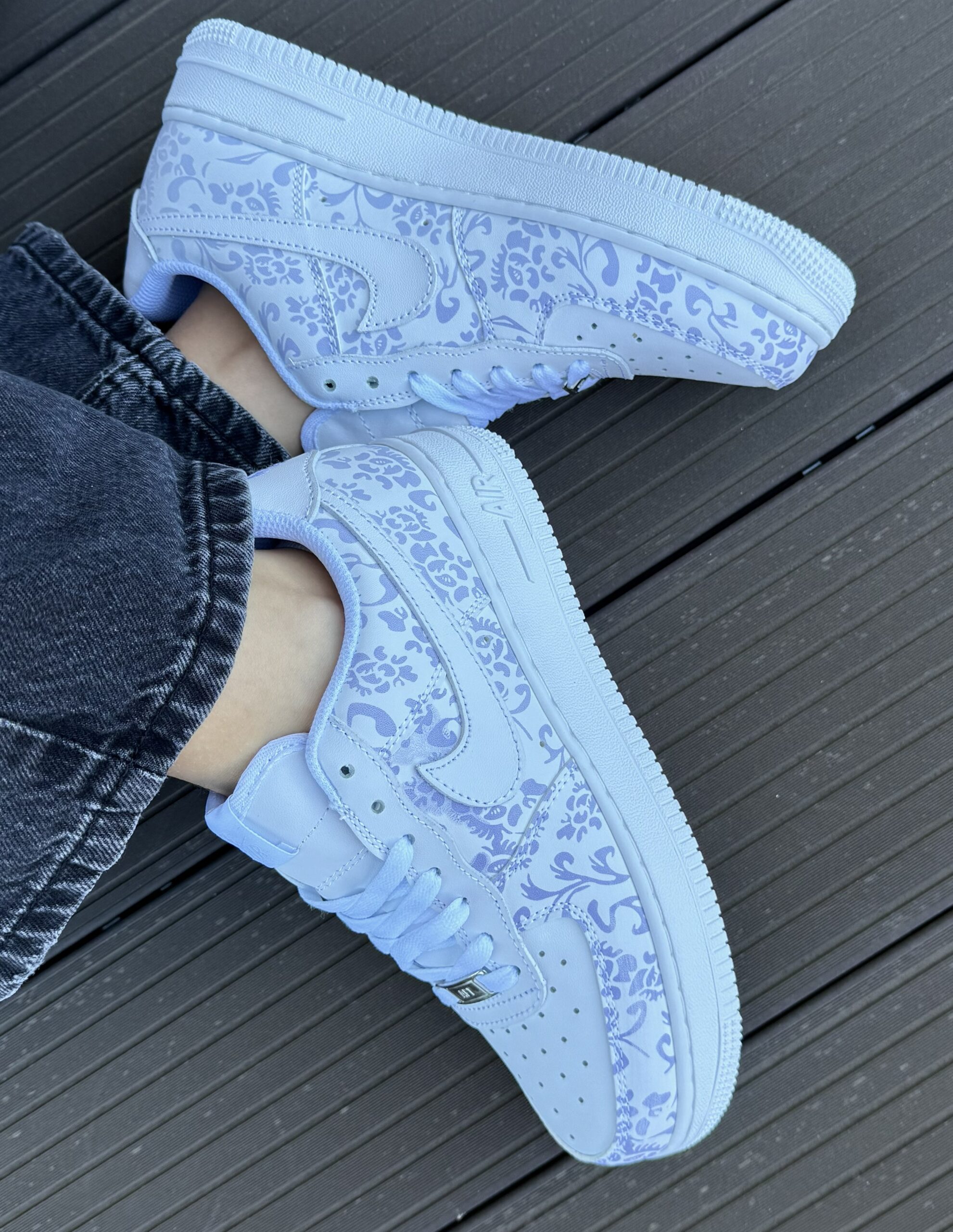 Nike Air Force 1 Low Custom White - Зображення 2