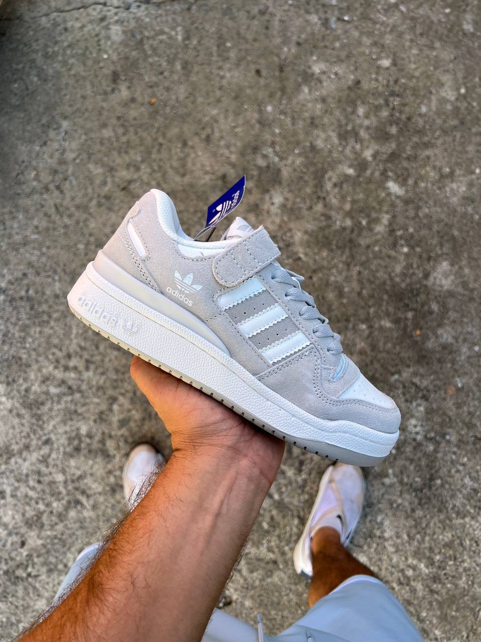 Adidas Forum Low Grey White - Зображення 2