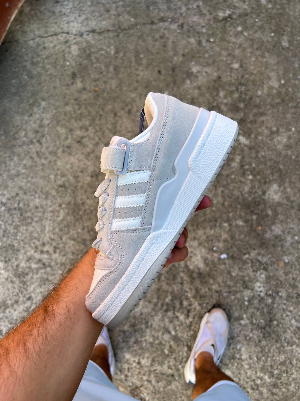 Adidas Forum Low Grey White - Зображення 4