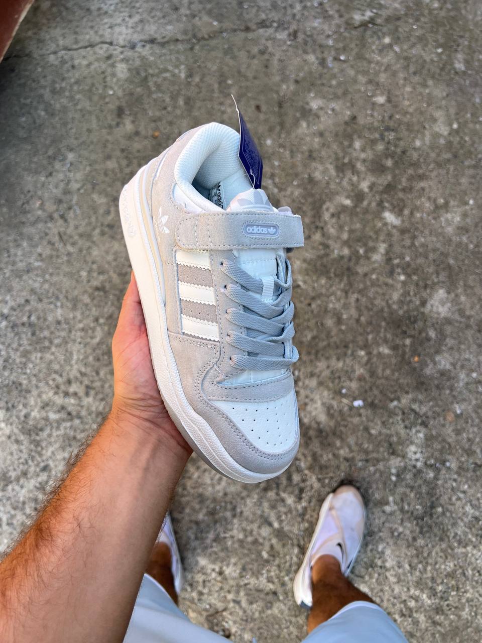 Adidas Forum Low Grey White - Зображення 3