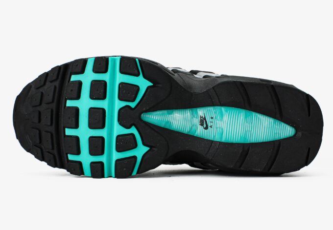 Nike Air Max 95 Black Aurora Green - Зображення 8