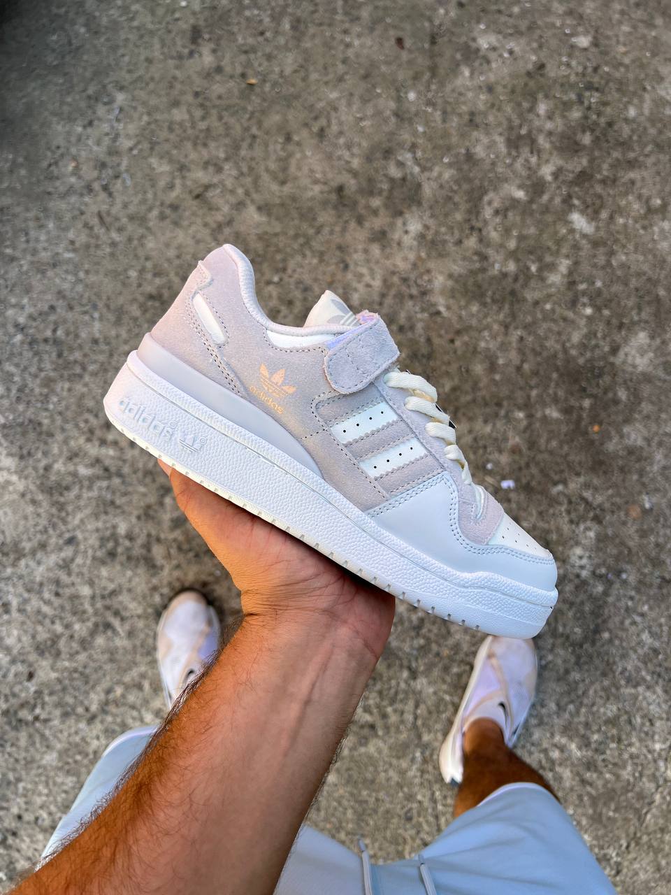 Adidas Forum Low Grey White - Зображення 2