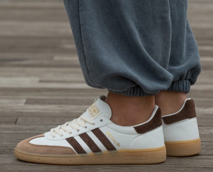 Adidas Spezial White Brown Beige