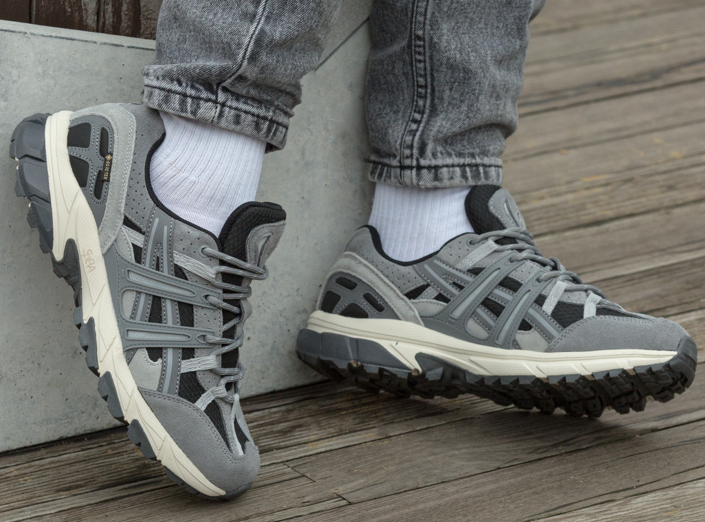 Asics Gel Somona 10-50 Gore-Tex Grey Black Termo - Зображення 6