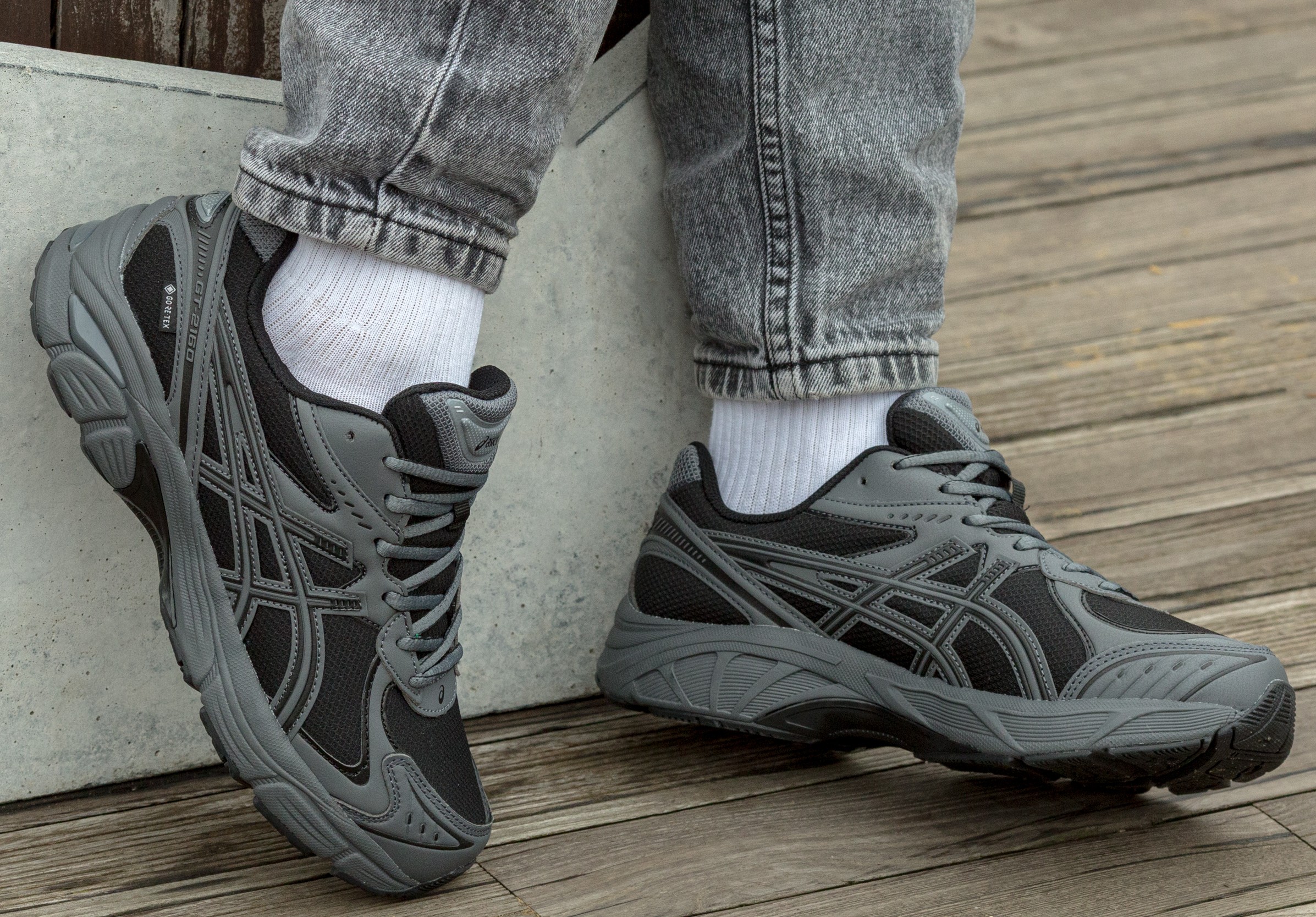 Asics Gel  GT 2160 Gore-Tex  Black Grey Termo - Зображення 6